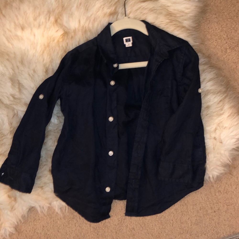 Boys long sleeve button down shirt
